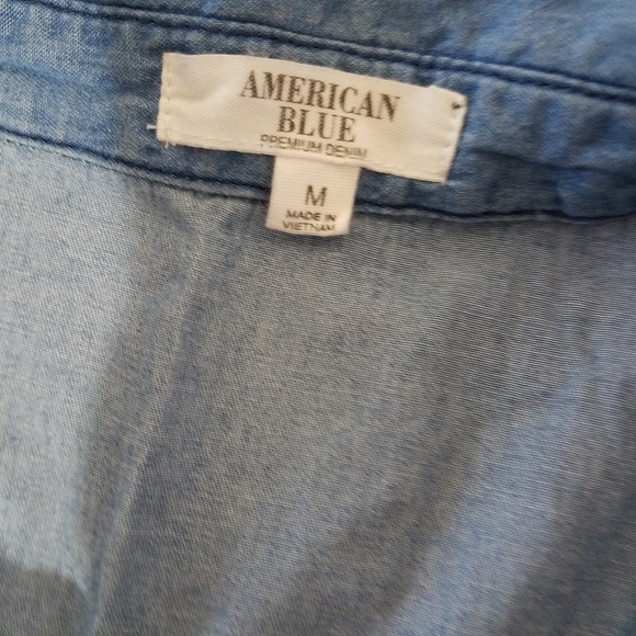 Women's sleeveless blouse dress shirt with pockets - Picture 3 of 8